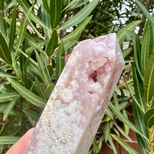 Druzy Pink Amethyst Point - Polished - High Quality