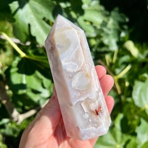 Druzy Pink Amethyst x Agate Point