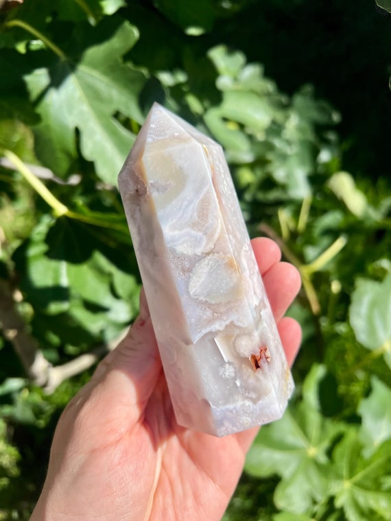 ★★★大特価【 高品質 ピンクアメジスト フラワーアゲートドゥルージー ドゥルージーピンクアメジスト×アゲートポイント - Etsy 日本