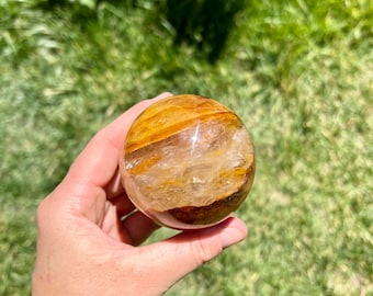 Esfera de cuarzo Golden Healer / Golden Healer / Calidad de grado AA