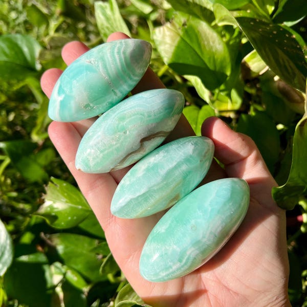 Pierres de Shiva de calcite des Caraïbes | Lingams