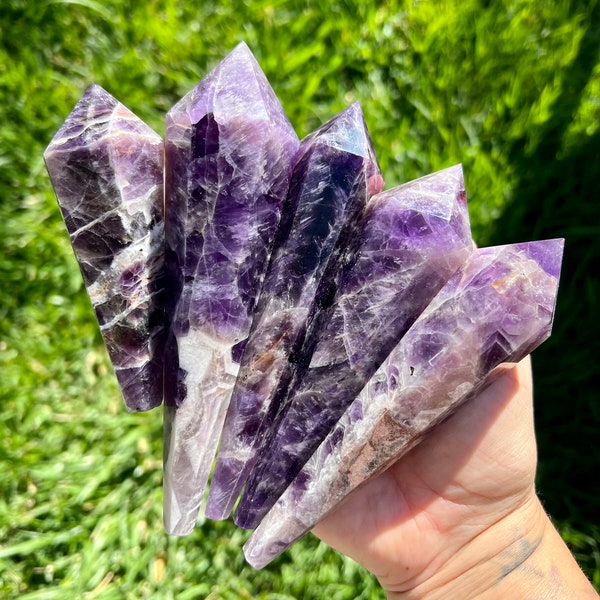 Dream Amethyst Point Wands - Polished  (Choose Size)