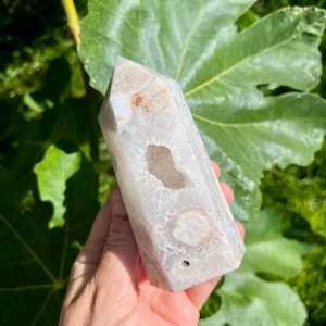 Druzy Pink Amethyst x Quartz Point