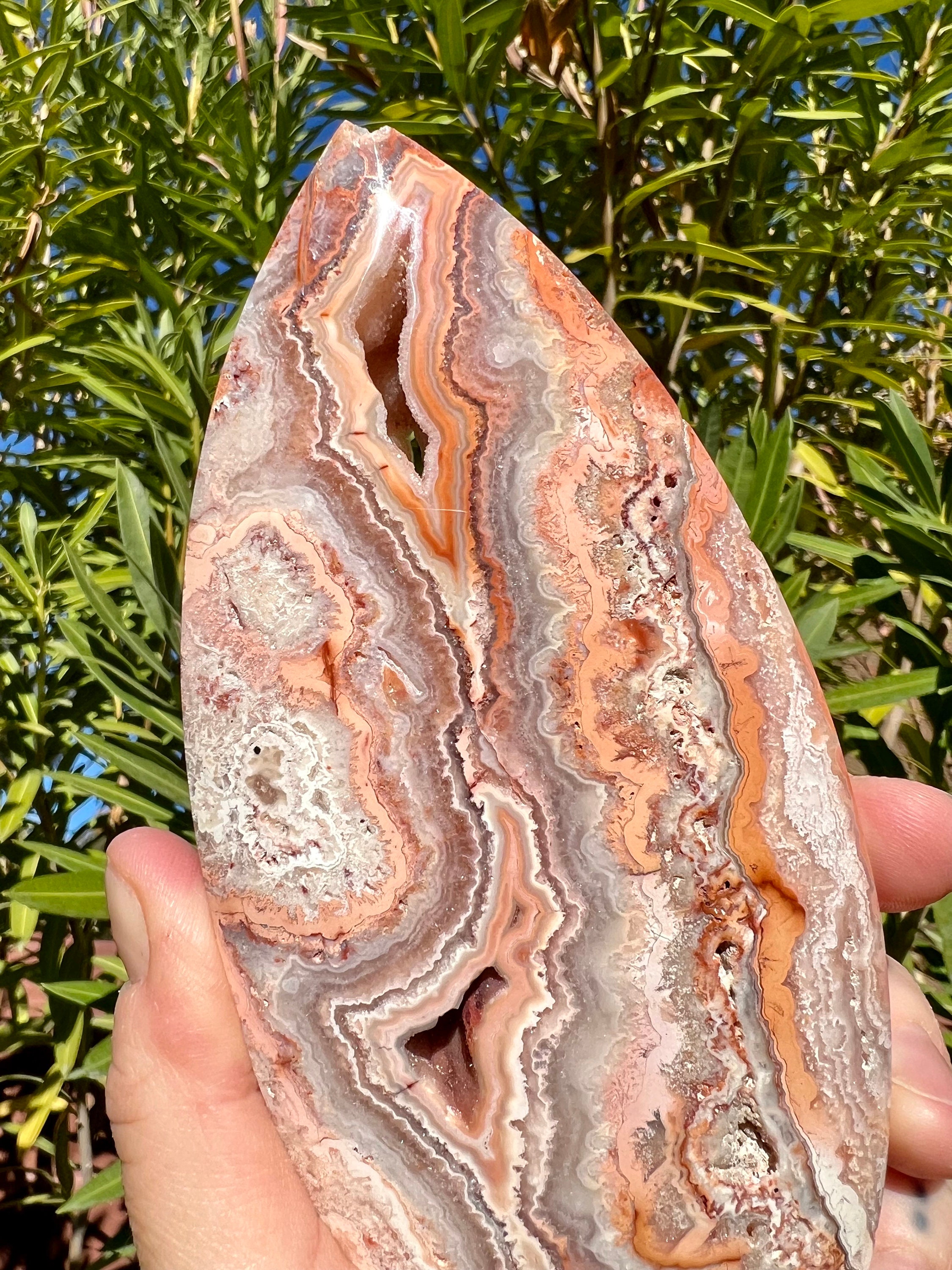 Druzy Crazy Lace Agate Free Form From Indonesia | Grade AA Quality