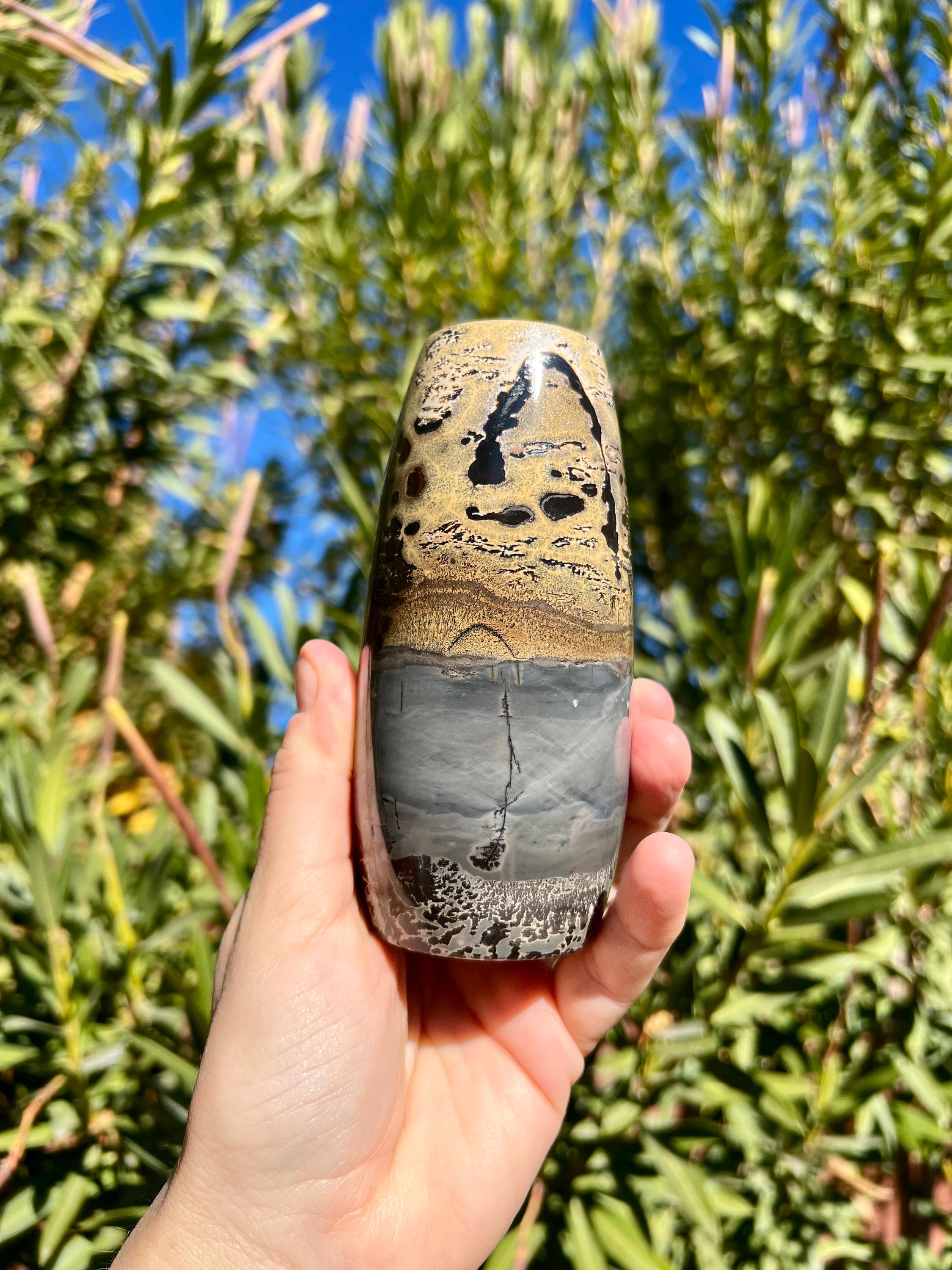 ピクチャー ジャスパー花瓶 | ピクチャー ジャスパー花瓶彫刻 | デンド