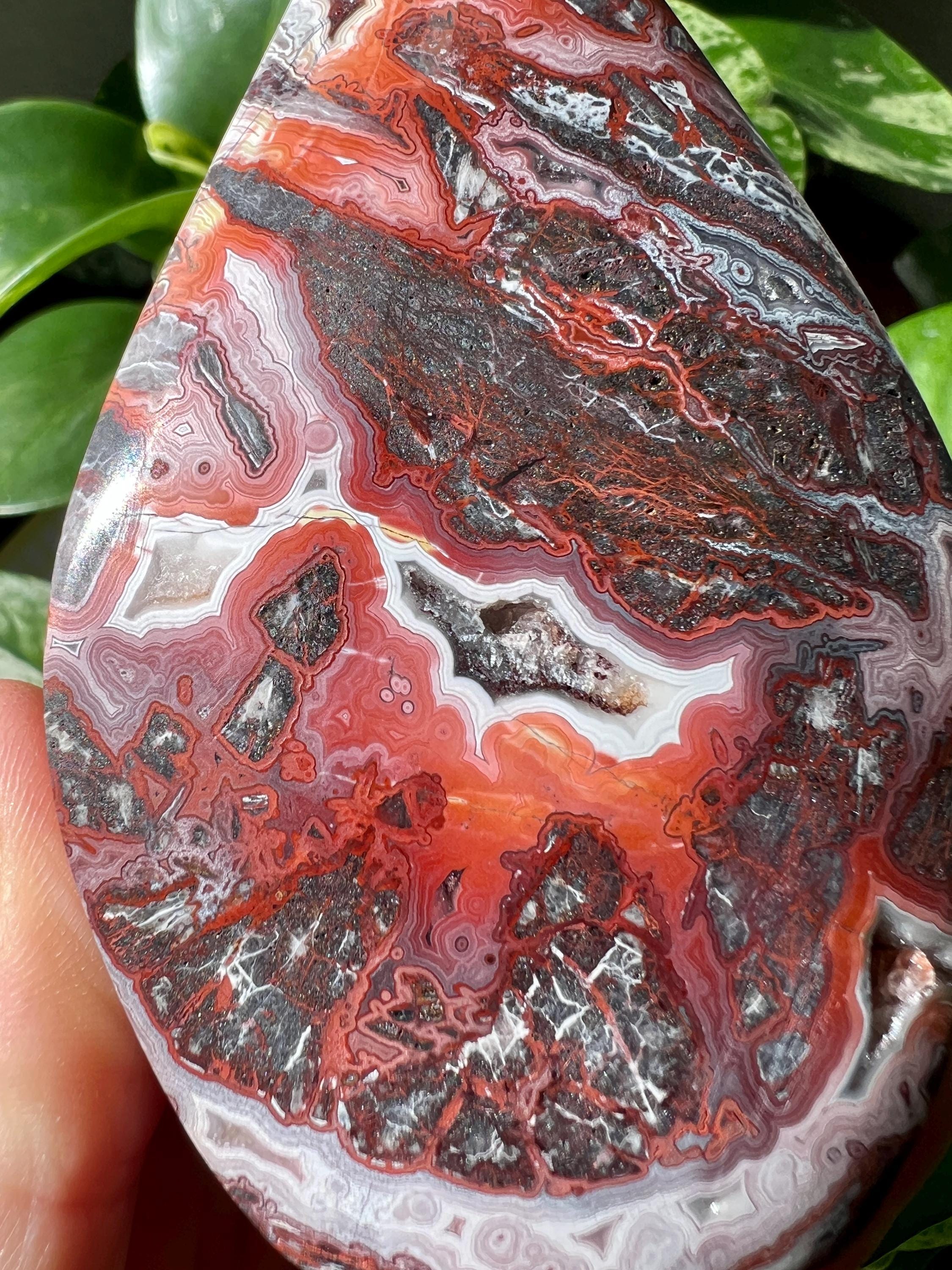 Druzy Mexican Crazy Agate Free Form | Mexican Lace Agate | Druzy