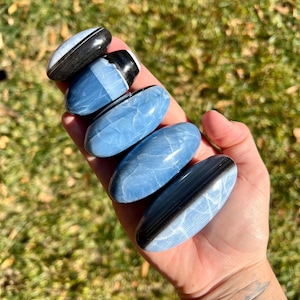 Owyhee Blue Opal Shiva Stones | Blue Opal Pocket Stones