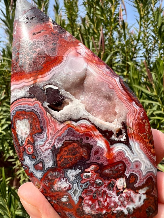 レッド メキシコ アゲート クレイジーレースアゲート レッド メキシコ
