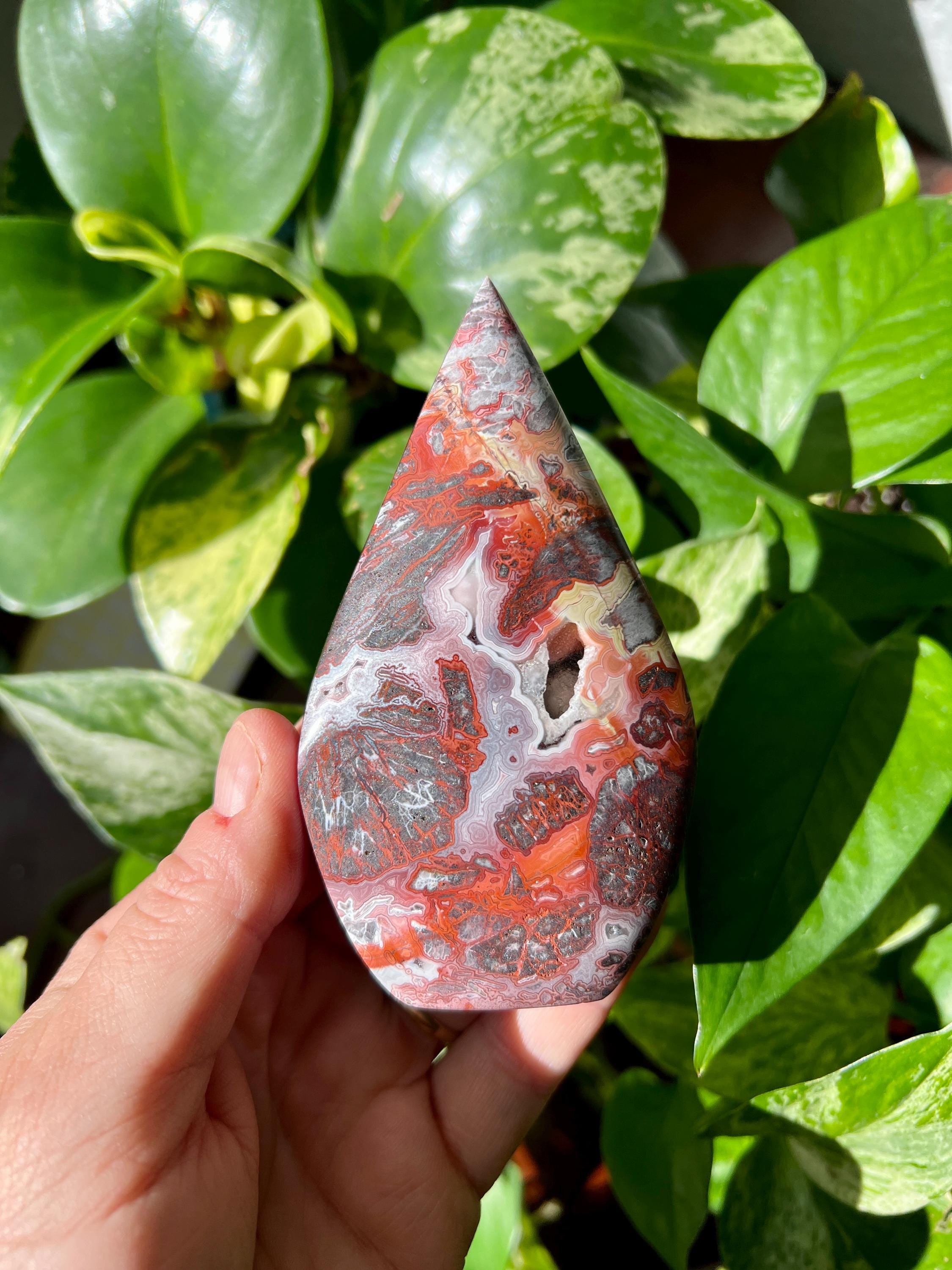 Druzy Mexican Crazy Agate Free Form | Mexican Lace Agate | Druzy