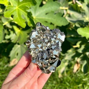Octahedral Pyrite Cluster with Sphalerite | Grade AA Quality