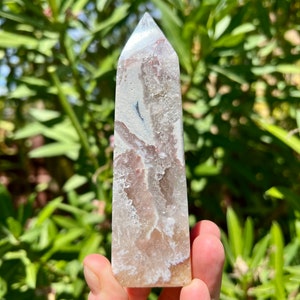 Druzy Pink Amethyst x Quartz Point uit Brazilië - Gepolijst - Grade A Quality - Druzy Caves