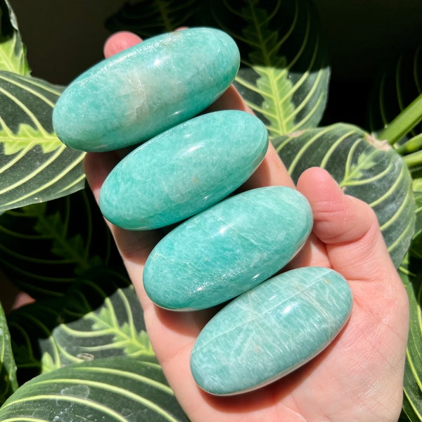 Pierres de Shiva en Amazonite Flashy | Lingam amazonien