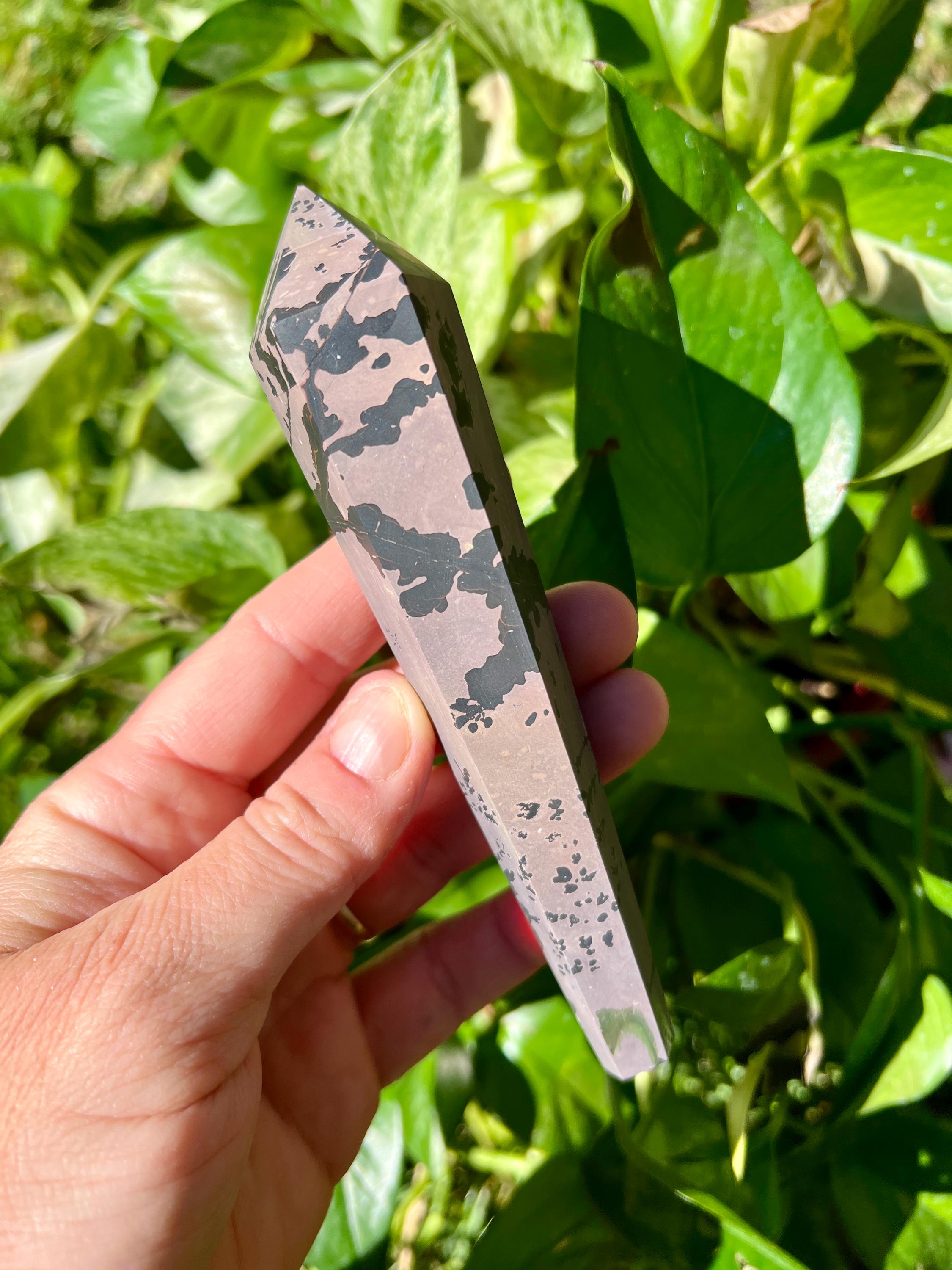 Picture Jasper Point Wand | Dendritic Jasper - Etsy