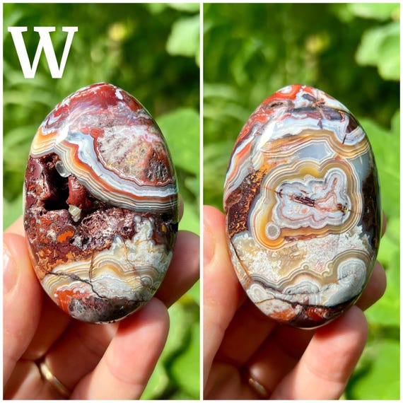 クレイジーレースアゲートメキシコ産パームストーン メキシコアゲート