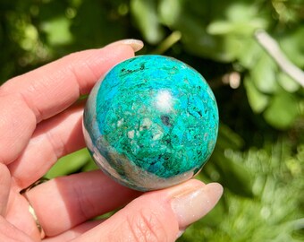 ペルー産クリソコラ スフィア | AAグレード - Etsy 日本