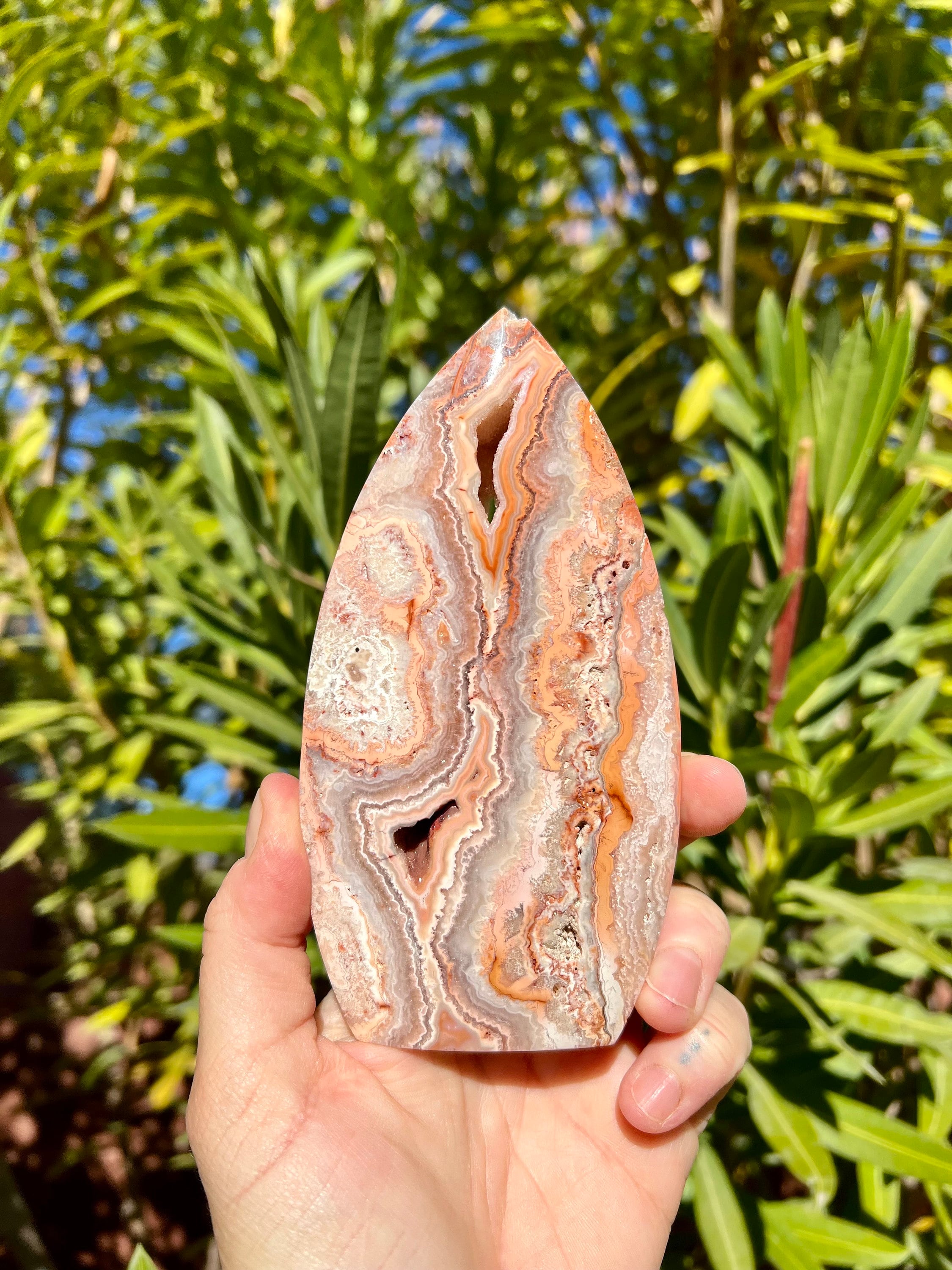Druzy Crazy Lace Agate Free Form From Indonesia | Grade AA Quality