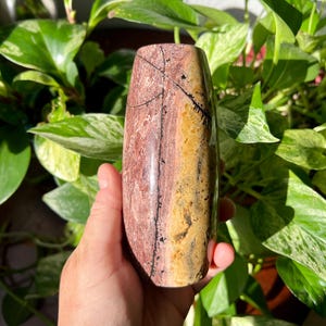 Picture Jasper Flower Vase | Picture Jasper Vase Carving | Dendritic Jasper