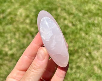 ピンクマンガンカルサイトシヴァ石 | マンガンカルサイトリンガム | UV