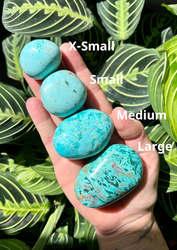 Peruvian Turquoise Palm Stones | Genuine Turquoise Pocket Stones