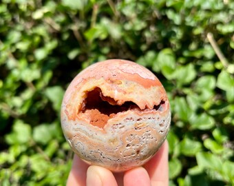 メキシカン レース アゲート スフィア | 研磨済み | メキシカン