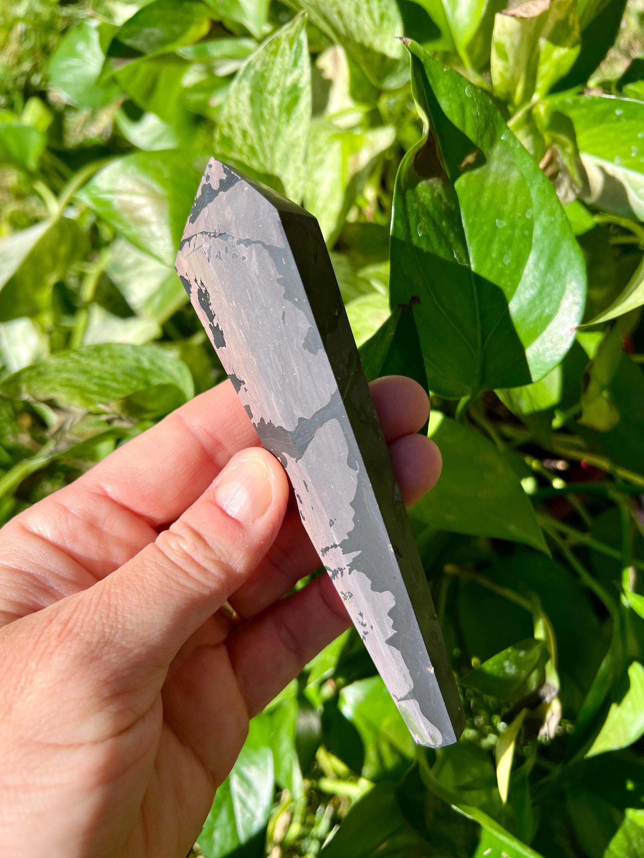 Picture Jasper Point Wand | Dendritic Jasper - Etsy