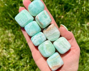 Caribbean Calcite Tumbled Stones