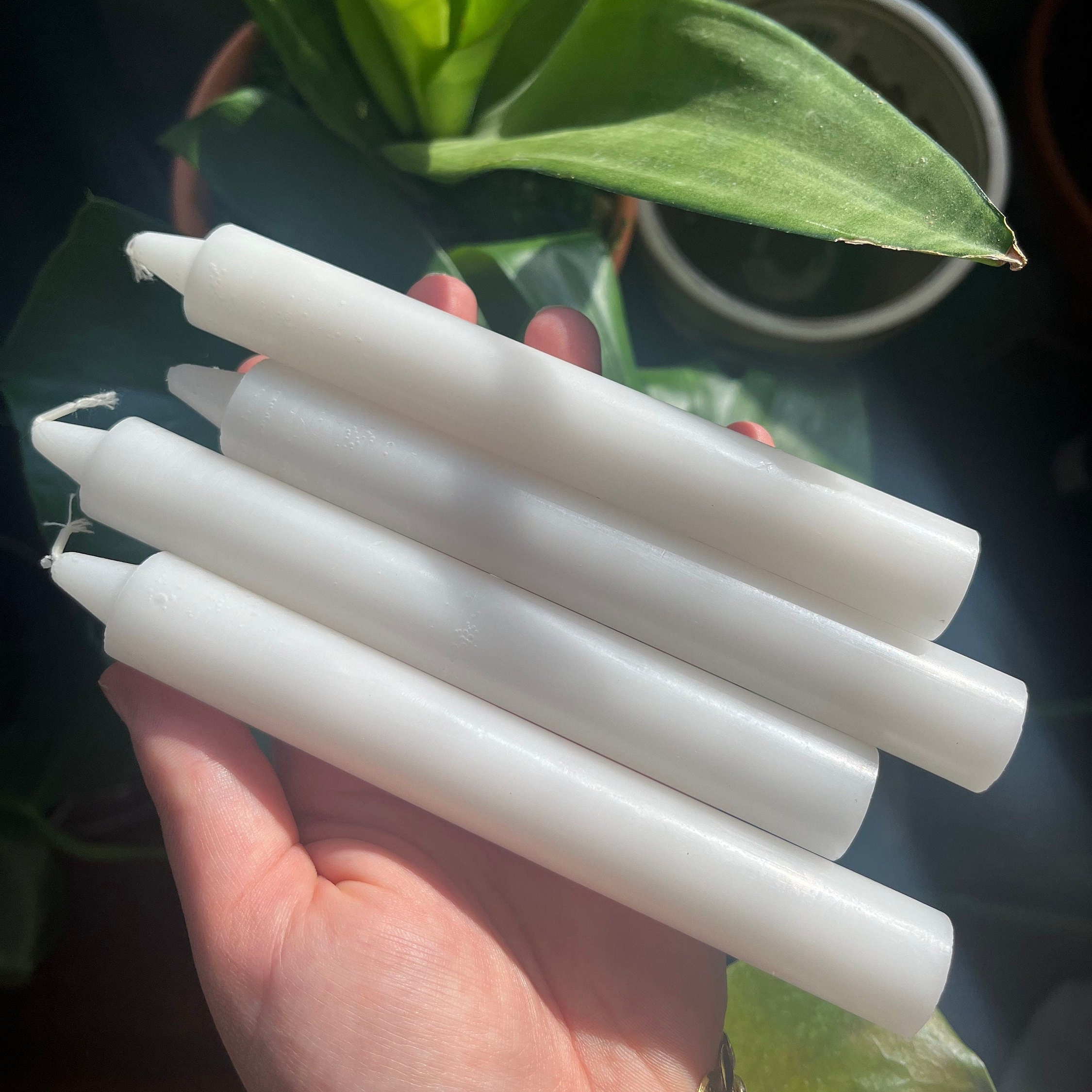 White Altar Candles Etsy