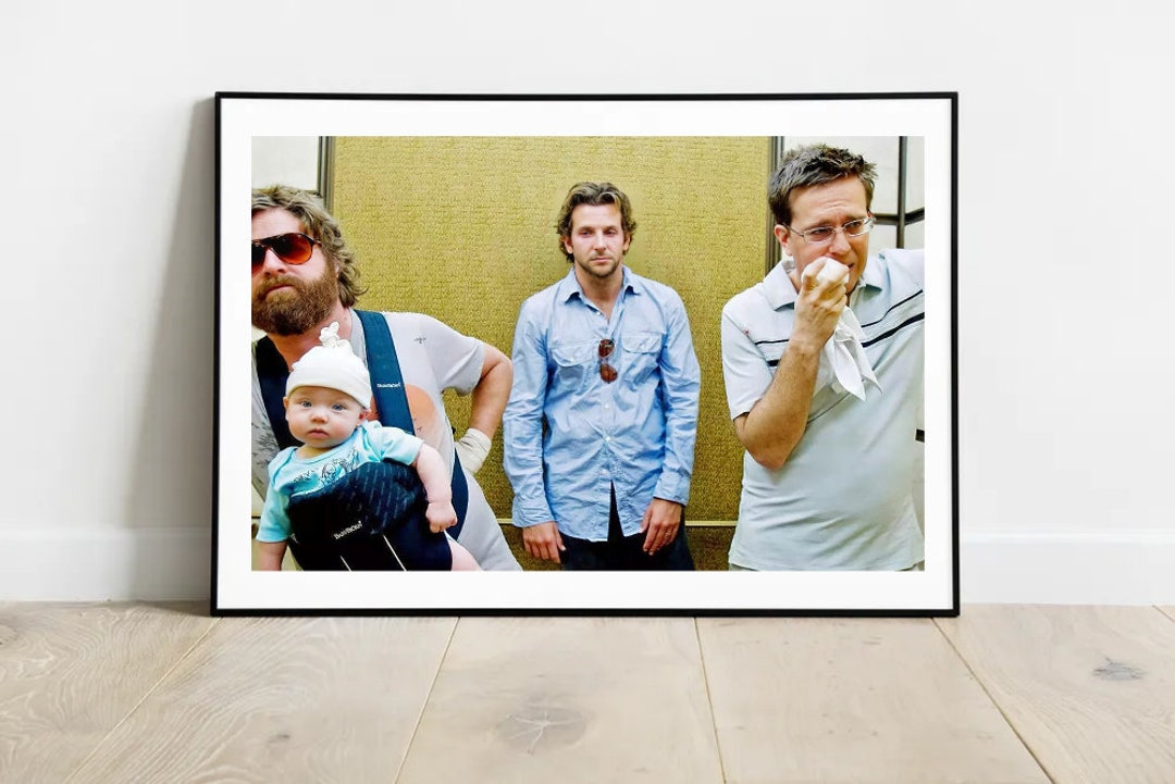 The Hangover Movie Poster Elevator Scene Funny Wall Décor Etsy