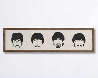 The Beatles Home Decor Wood Sign