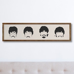The Beatles Home Decor Wood Sign