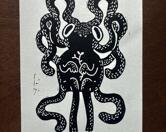 Amigo Linograbado Impresión