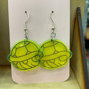 Neon turtle shells