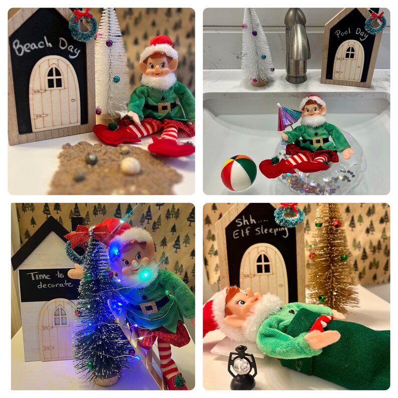 Elf Kit 2023 Elf on the Shelf Prop Kit With 24 Days of Scenes Etsy UK
