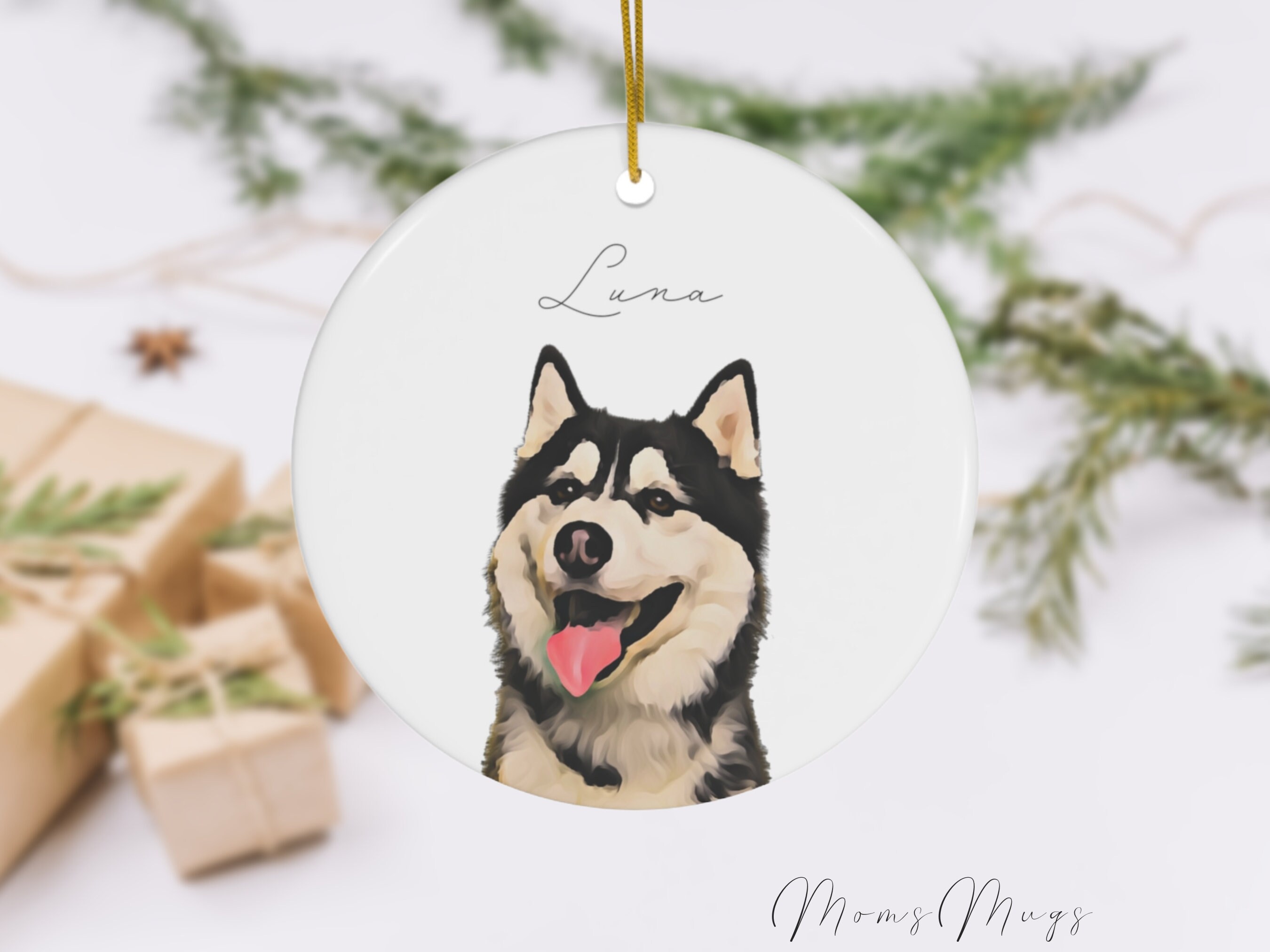 Etsy dog store ornament