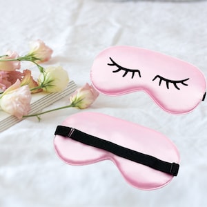 Kids sleep mask customizable - Girls eye mask with adjustable strap - Eye mask for girls - Little girls sleep mask - Matching eye mask
