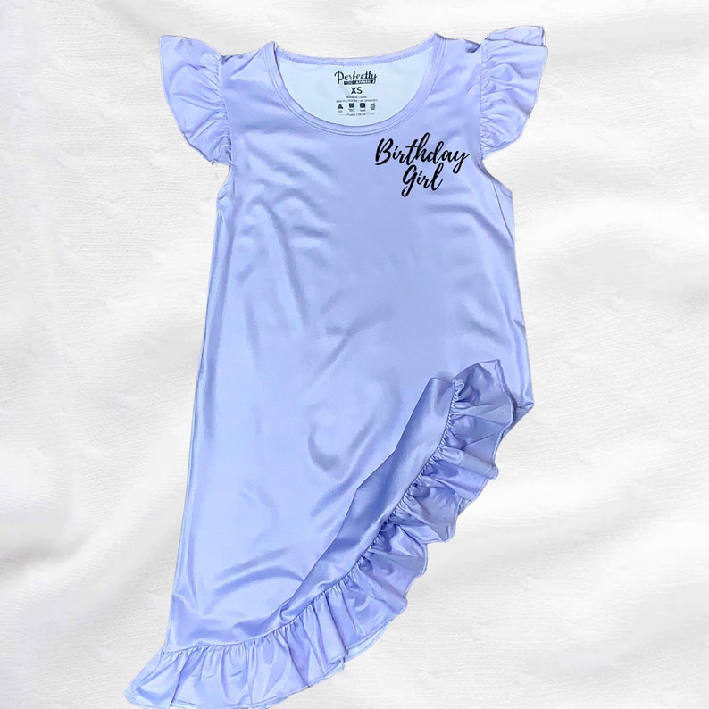 Personalized Birthday Girl Nightgown With Customizable Sleep Mask