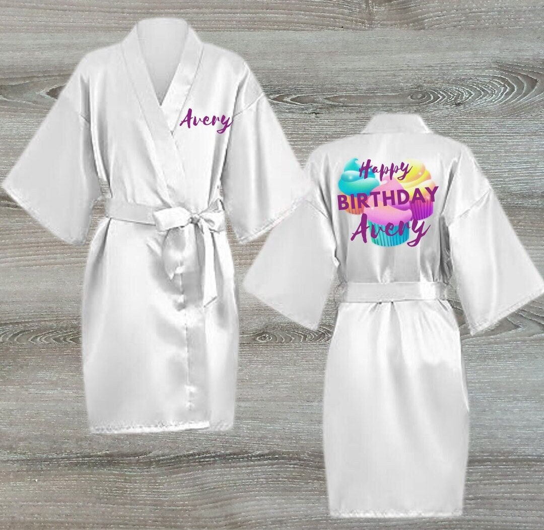 Xuhal 92 Pcs Spa Party Favors for Girls Slumber Party Supplies Kids Satin  Robes Sleepover Party Supplies with Gift Bags for Girl Kids Birthday Party