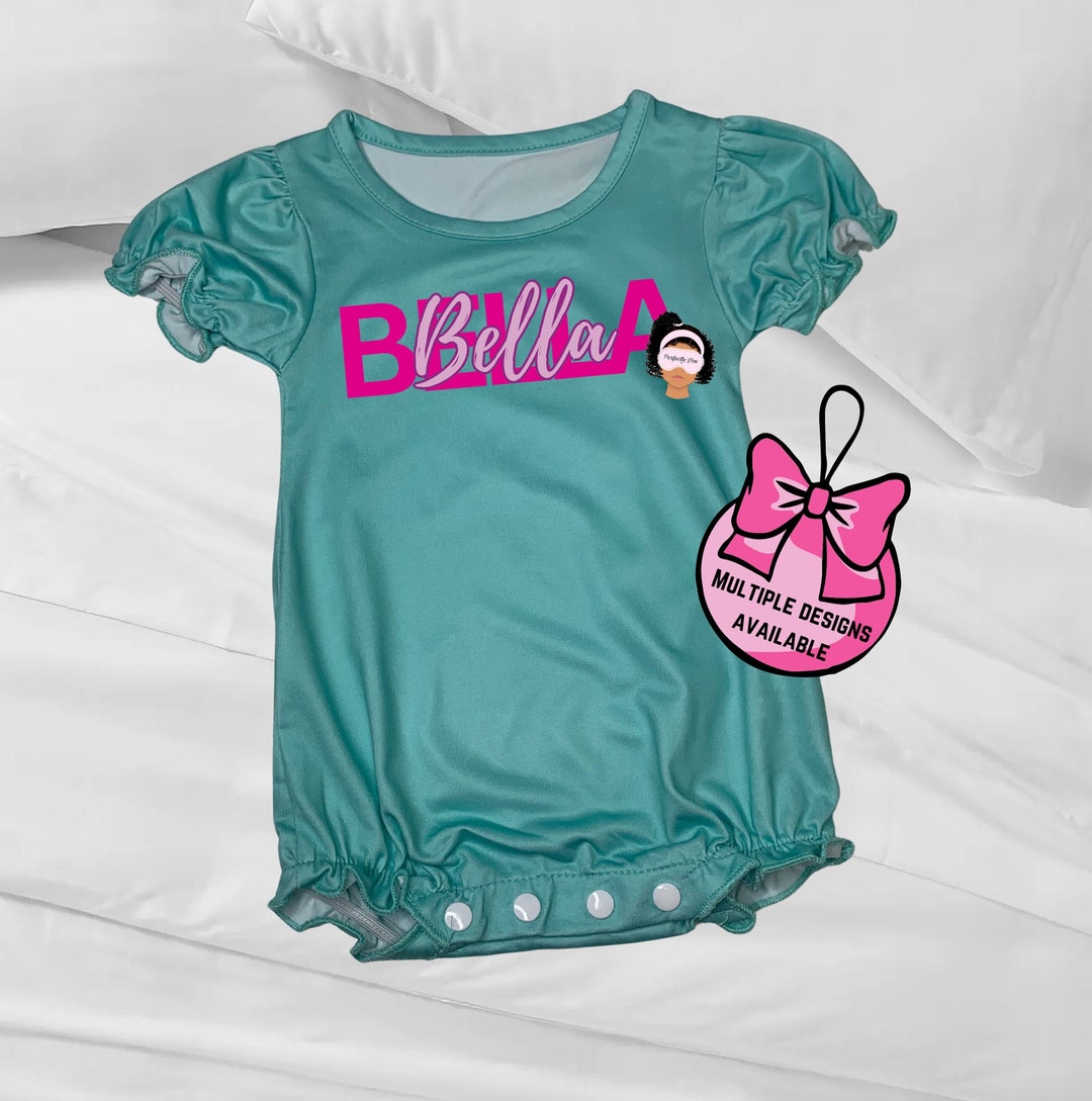 Bedtime Rompers Newborn Girl Personalized One-piece Sleeper Outfit, Customized Toddler ...