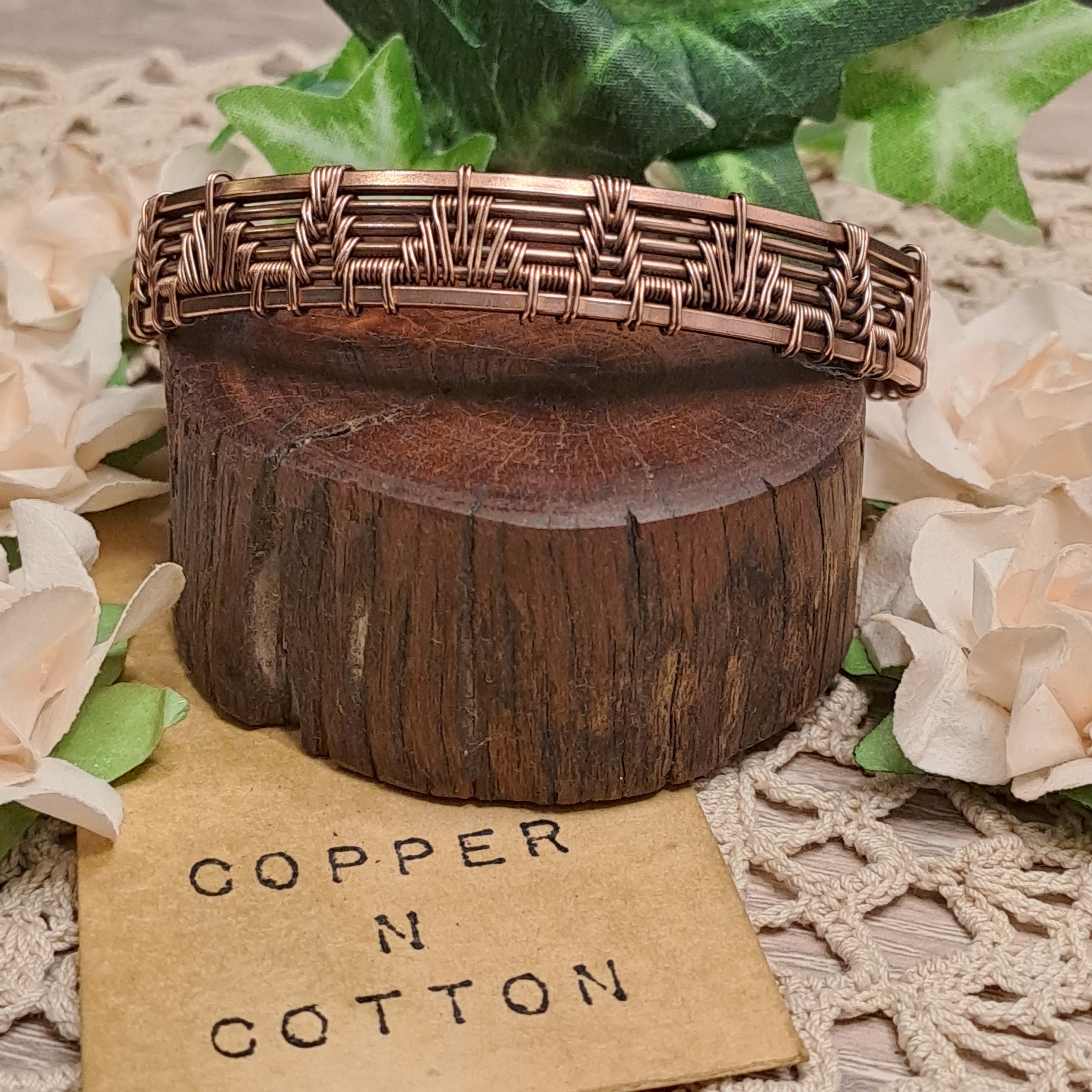 Men Copper bracelet Copper men bangle Unisex woven Wire Wrapped jewelry bracelet  Wire Braided bracelet Copper jewelry