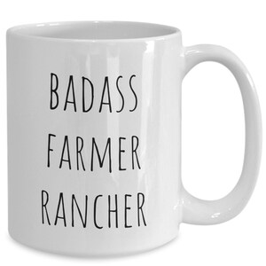 Farmer Gift, Rancher Gift, Gift For Farmers, Gift For Rancher, Badass Farmer, Badass Rancher, Boyfriend Gift, Cattle Rancher, Sheep Rancher