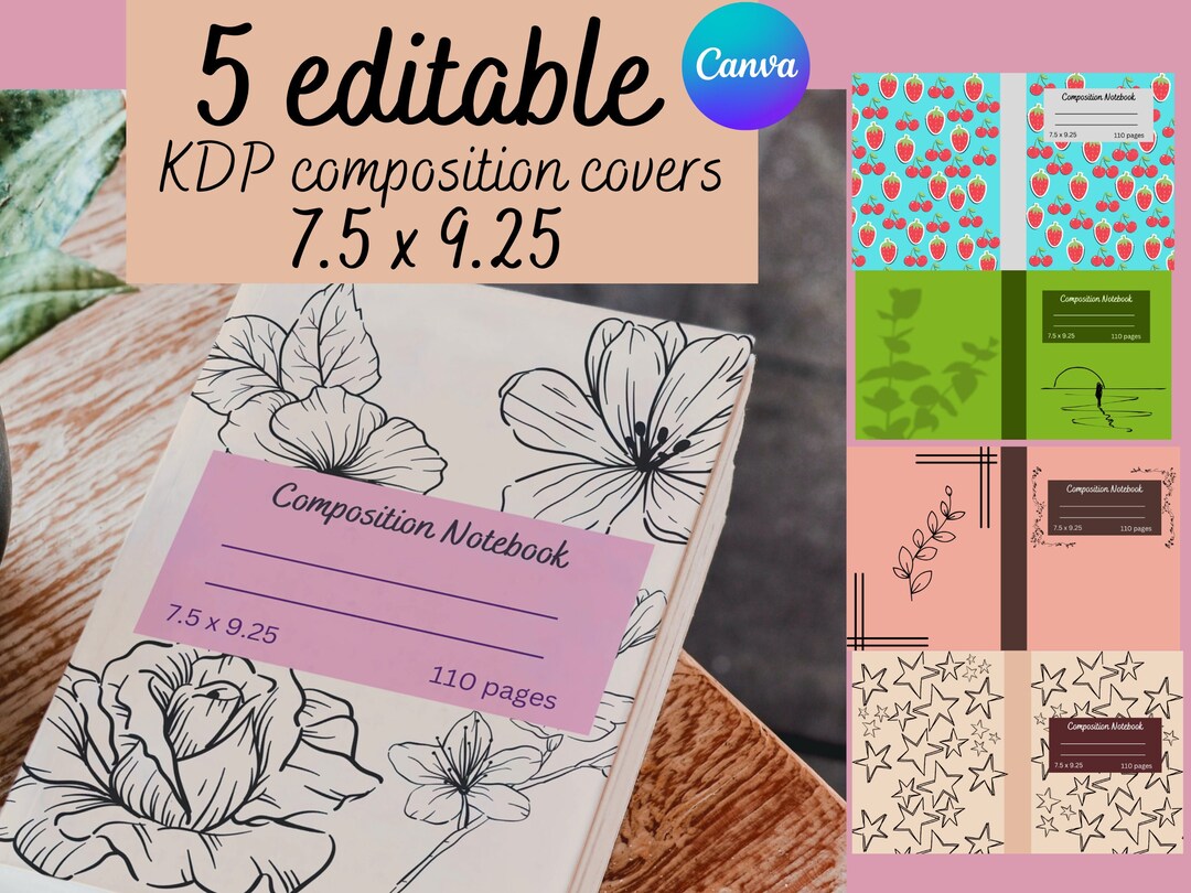5 KDP Covers Amazon KDP KDP Covers Covers for Low Etsy