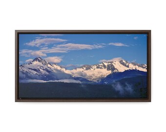 Cordillera Tantalus, Canadá, Lienzo envuelto en galería, enmarcado 20x10