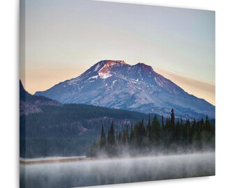 South Sister Mountain, lienzo, envuelto en galería, Bend, Oregón