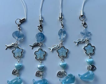 Pendentifs pour téléphone V2 Kawaii Seal faits main : accessoire Oceancore en perles, breloque phosphorescente