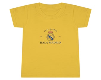 TODDLER Real Madrid T-Shirt, Hala Madrid T-Shirt, Futbol Club T-Shirt, Gift