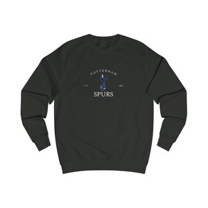 Spurs Sweater, Tottenham Sweater, Hotspurs Sweater, Football Club Sweater, Unisex College Hoodie, Gift Jet Black