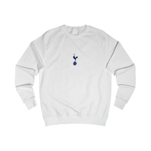 Spurs Sweater, Tottenham Sweater, Hotspurs Sweater, Football Club Sweater, Unisex College Hoodie, Gift Arctic White