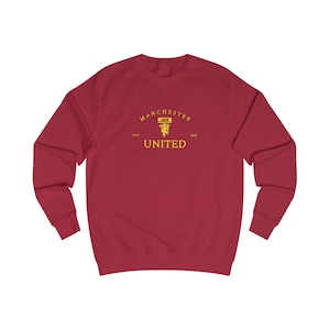 Manchester Sweater, Man United Sweater, Football Club Sweater, Unisex College Sweater, Gift