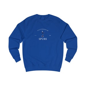 Spurs Sweater, Tottenham Sweater, Hotspurs Sweater, Football Club Sweater, Unisex College Hoodie, Gift Royal Blue