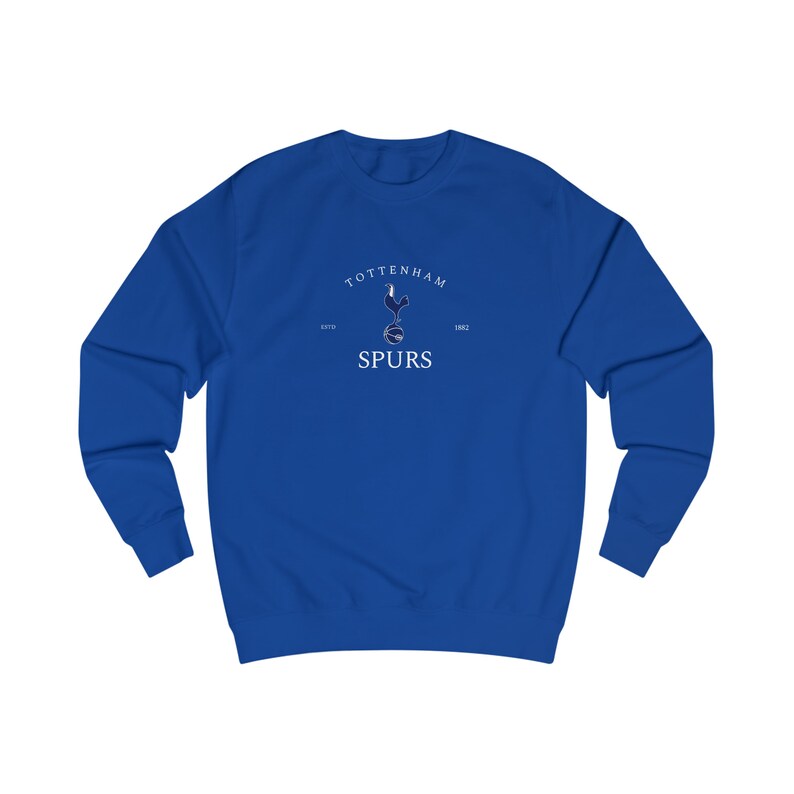 Spurs Sweater, Tottenham Sweater, Hotspurs Sweater, Football Club Sweater, Unisex College Hoodie, Gift Royal Blue